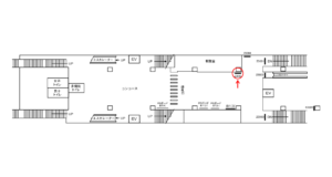 京急／立会川駅／／№23050駅看板・駅広告、位置図