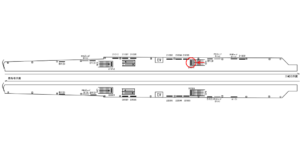 京急／立会川駅／／№21011駅看板・駅広告、位置図