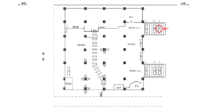 JR／浜松町駅／北口／№27駅看板・駅広告、位置図