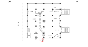 JR／浜松町駅／北口／№399周辺案内図広告・駅広告、位置図
