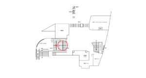 京急/品川駅//№23002駅看板・駅広告、位置図