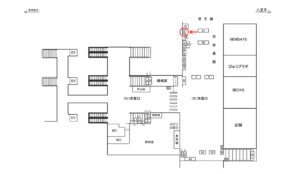 JR／橋本駅／本屋口／№46駅看板・駅広告、位置図