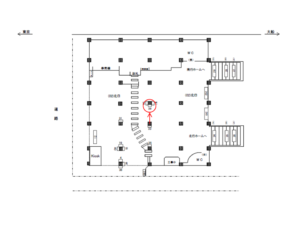 JR／浜松町駅／北口／№39駅看板・駅広告、位置図