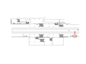 東武　塚田駅／／№599駅看板・駅広告、位置図