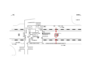JR　鎌取駅／ホーム№B05＆B06№06駅看板・駅広告、位置図