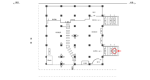 JR／浜松町駅／北口／№26駅看板・駅広告、位置図