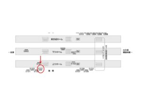 京成　京成津田沼駅／／№5101駅看板・駅広告、位置図