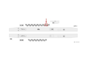 京成　小岩駅／／№1215駅看板・駅広告、位置図