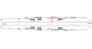 京急／立会川駅／／№21005駅看板・駅広告、位置図