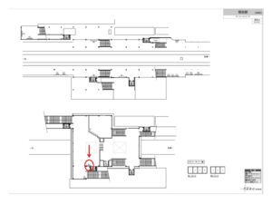 東武 塚田駅//№001駅看板・駅広告、位置図