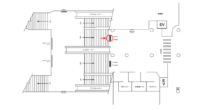 京急／平和島駅／／№23002駅看板・駅広告、位置図