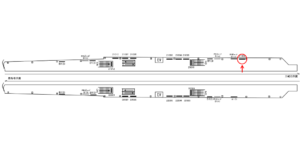 京急／立会川駅／／№21002駅看板・駅広告、位置図