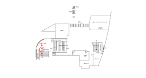 京急／品川駅／／№23003駅看板・駅広告、位置図