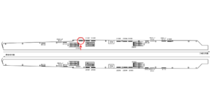 京急／立会川駅／／№21010駅看板・駅広告、位置図