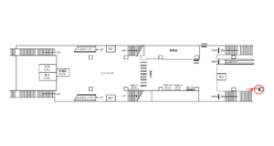 京急／立会川駅／／№43001駅看板・駅広告、位置図