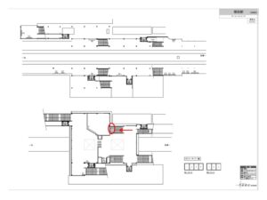 東武　塚田駅／／№522駅看板・駅広告、位置図
