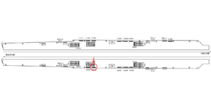 京急／立会川駅／／№22006駅看板・駅広告、位置図