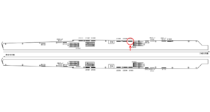 京急／立会川駅／／№21003駅看板・駅広告、位置図