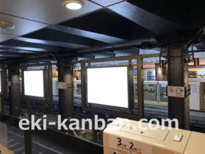 東京メトロ／上野駅／銀座線／№2駅看板・駅広告、写真2