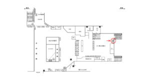 JR/藤沢駅/橋上本屋口/№29駅看板・駅広告、位置図