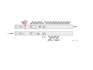 京成　船橋競馬場駅／／№1203駅看板・駅広告、位置図