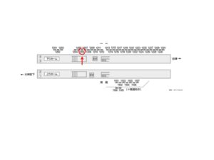 京成　船橋競馬場駅／／№1206駅看板・駅広告、位置図