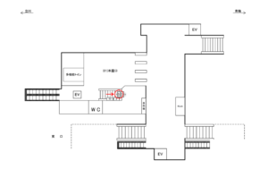 JR／羽村駅／本屋口／№25駅看板・駅広告、位置図