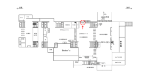 JR／柏駅／本屋改札内／№92駅看板・駅広告、位置図
