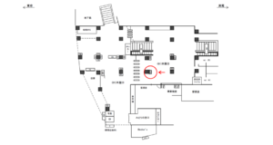 JR/飯田橋駅/本屋口/№65駅看板・駅広告、位置図