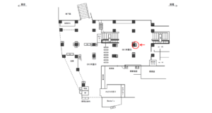 JR／飯田橋駅／本屋口／№62駅看板・駅広告、位置図