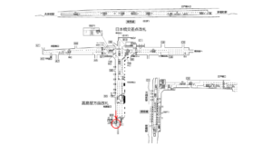 東京メトロ／日本橋駅／銀座線／№76駅看板・駅広告、位置図