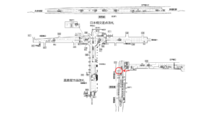 東京メトロ／日本橋駅／銀座線／№11駅看板・駅広告、位置図