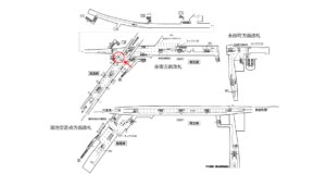 東京メトロ／溜池山王駅／銀座線／№14駅看板・駅広告、位置図