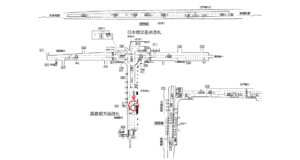 東京メトロ／日本橋駅／銀座線／№54駅看板・駅広告、位置図