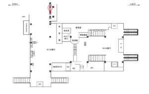 JR／相模原駅／本屋口／№21駅看板・駅広告、位置図