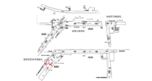 東京メトロ／溜池山王駅／銀座線／№15駅看板・駅広告、位置図