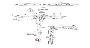 東京メトロ／日本橋駅／銀座線／№79駅看板・駅広告、位置図