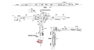 東京メトロ／日本橋駅／銀座線／№72駅看板・駅広告、位置図