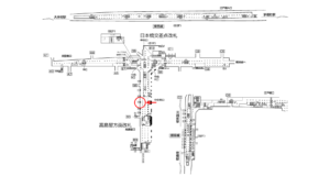 東京メトロ／日本橋駅／銀座線／№49駅看板・駅広告、位置図
