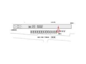 京成　谷津駅／／№1114駅看板・駅広告、位置図