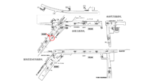 東京メトロ／溜池山王駅／銀座線／№3駅看板・駅広告、位置図