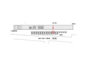 京成　谷津駅／／№1111駅看板・駅広告、位置図