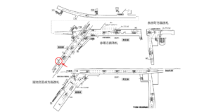 東京メトロ／溜池山王駅／銀座線／№8駅看板・駅広告、位置図