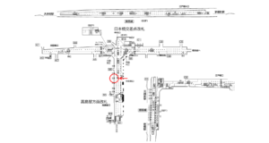 東京メトロ／日本橋駅／銀座線／№50駅看板・駅広告、位置図