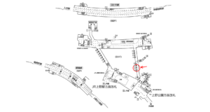 東京メトロ／上野駅／銀座線／№29駅看板・駅広告、位置図