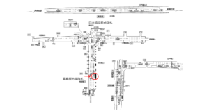 東京メトロ／日本橋駅／銀座線／№53駅看板・駅広告、位置図