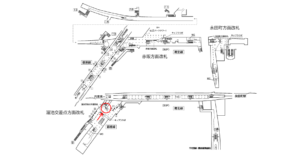 東京メトロ／溜池山王駅／銀座線／№704駅看板・駅広告、位置図