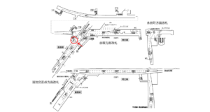 東京メトロ／溜池山王駅／銀座線／№13駅看板・駅広告、位置図
