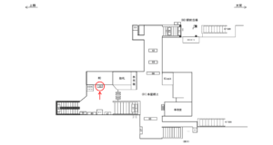 JR／与野駅／本屋橋上／№63駅看板・駅広告、位置図