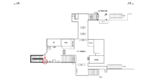 JR／与野駅／本屋橋上／№59駅看板・駅広告、位置図